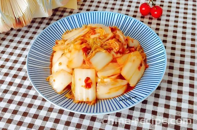 The recipe for fish flavored cabbage