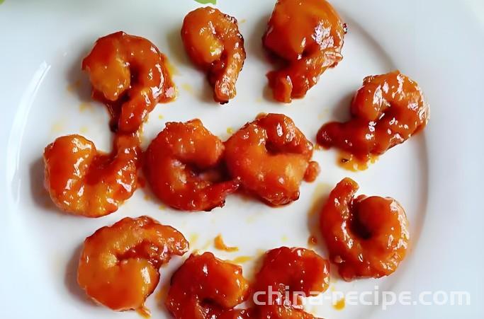 The recipe for shrimp in tomato sauce