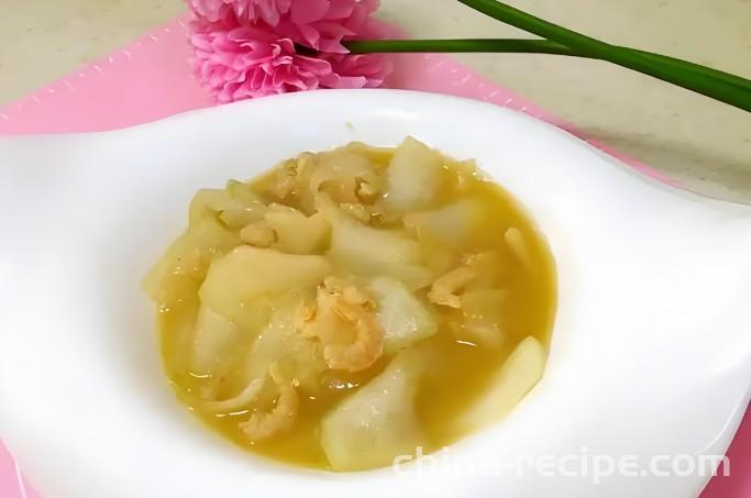The recipe for Haimi winter melon