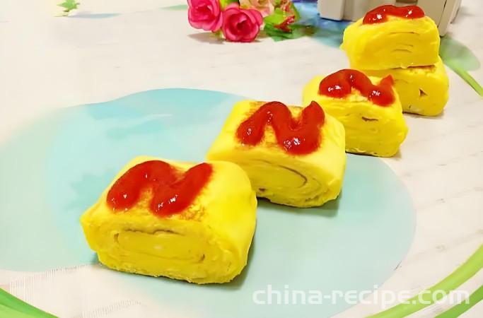 The method of making thick egg stew