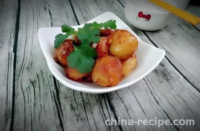 The recipe for braised potatoes