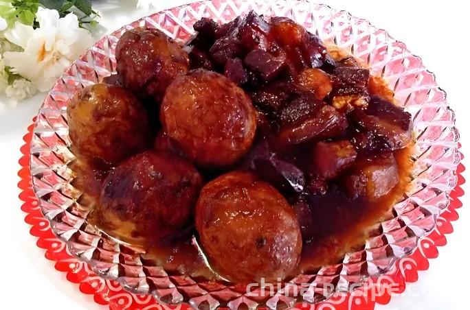How to cook meat with tiger skin eggs
