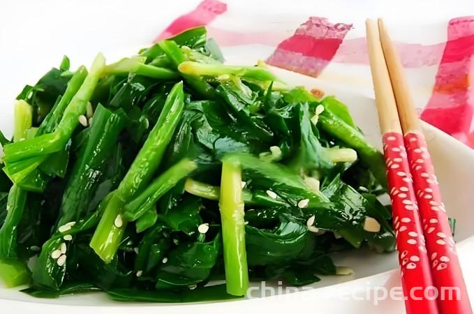 Zhen Xuan's method of making leeks with sauce