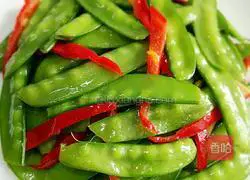 清炒荷兰豆的做法图解7
