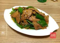 青椒猪肝的做法图解10