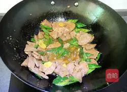 青椒猪肝的做法图解9