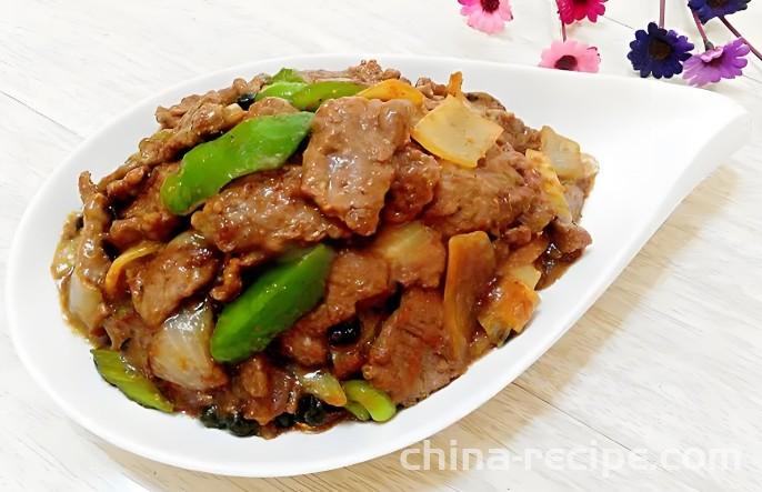 The recipe for oyster sauce beef