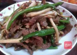 茶树菇炒牛柳的做法图解6
