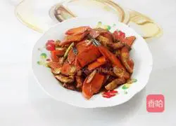 红萝卜炒肉的做法图解8
