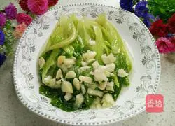 清炒生菜的做法图解5