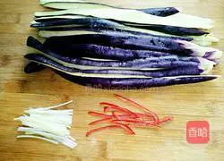 油淋茄子的做法图解2