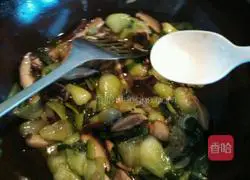 香菇烧油菜的做法图解11