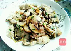 蘑菇炒肉的做法图解16