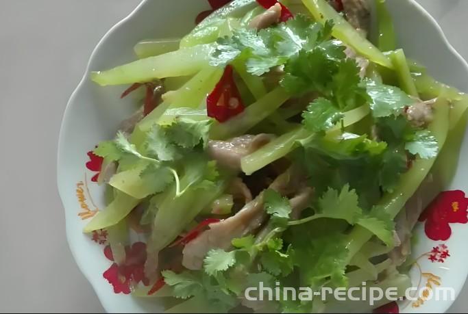 Method for making shredded lettuce meat