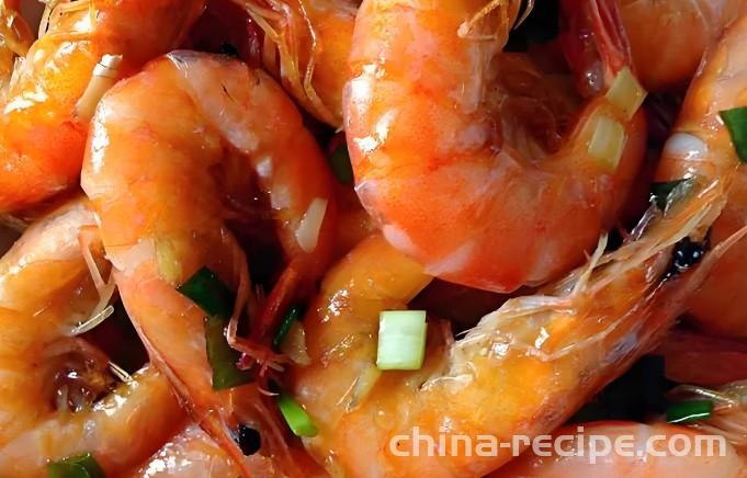 The recipe for sweet and sour shrimp