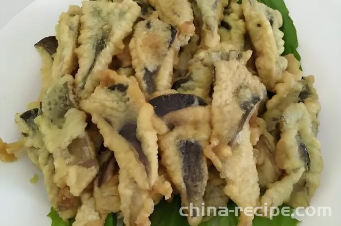 The method of making crispy fried mushrooms
