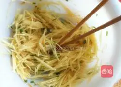 土豆丝饼的做法图解3