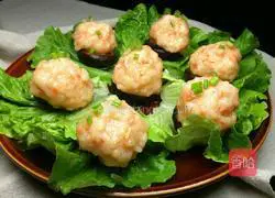 百花酿香菇的做法图解14