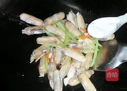 辣炒蛏子的做法图解8