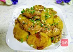 土豆烧鸡翅的做法图解13