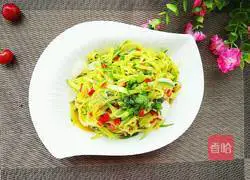 醋溜南瓜丝的做法图解9