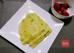 香葱鸡蛋饼的做法图解13