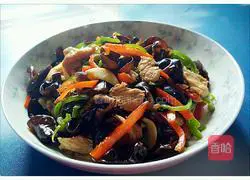 木耳炒肉片的做法图解9