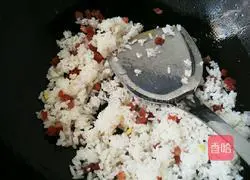 腊肠炒饭的做法图解6