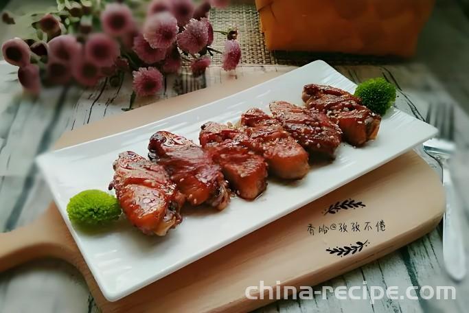 Follow the recipe for burning chicken wings