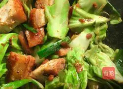 手撕包菜煸澳门烧肉的做法图解10