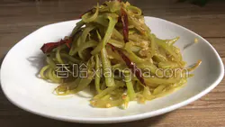 酸辣青笋丝的做法图解8