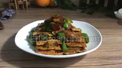 小炒千页豆腐的做法图解15