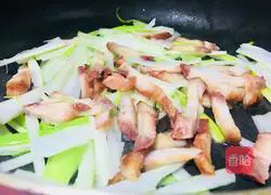 香菇酱辣炒雪豆的做法图解9