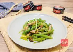 香菇酱辣炒雪豆的做法图解14