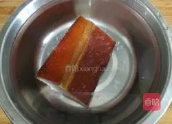 腊肉炒芸豆的做法图解1