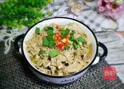香菇薯粉汆肥羊的做法图解1