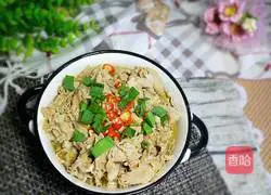 香菇薯粉汆肥羊的做法图解13