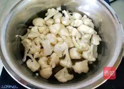 蒜蓉菜花的做法图解3