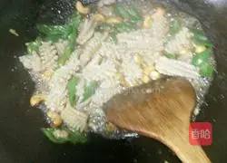 腰果鱿鱼花的做法图解8