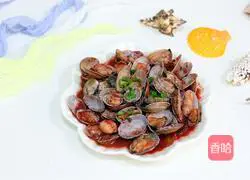 红糟炒花蛤的做法图解11