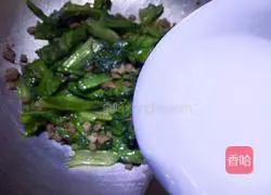 肉末油麦菜的做法图解11