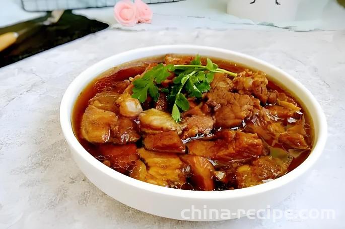 The recipe for home cooked beef brisket
