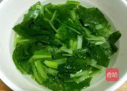 肉末小白菜的做法图解4