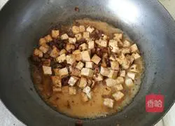 香菇肉沫烧豆腐的做法图解14
