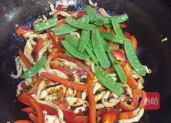 彩豆菜椒鸡肉丝的做法图解10