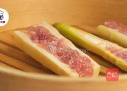 零难度春笋酿肉的做法图解4