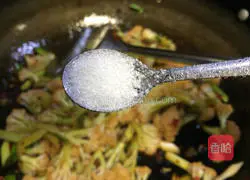 蚂蚁焗香辣花菜的做法图解20