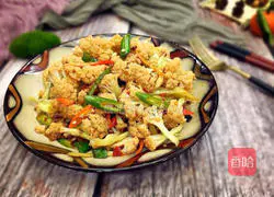 蚂蚁焗香辣花菜的做法图解22