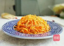 辣炒胡萝卜丝的做法图解9