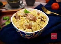 糯小米蒸排骨的做法图解17